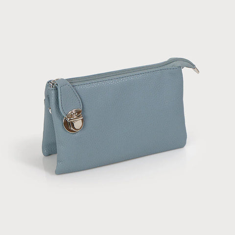 Denim Crossbody/Wristlet