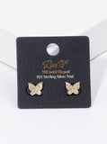 Butterfly Stud Earrings