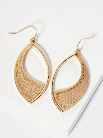Marquise Filigree Earrings