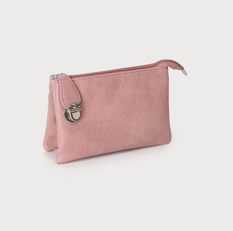 Pink Crossbody/Wristlet