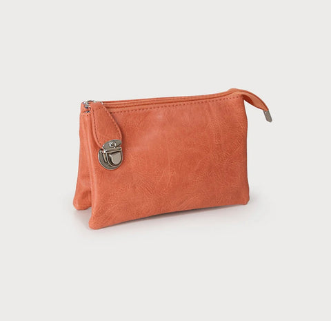 Orange Crossbody/Wristlet
