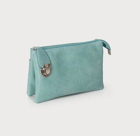Blue Crossbody/Wristlet