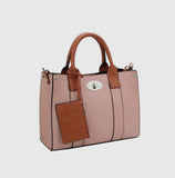 Boxy Satchel with Crossbody Strap