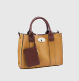 Boxy Satchel with Crossbody Strap