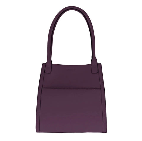 Plum Vertical Tote