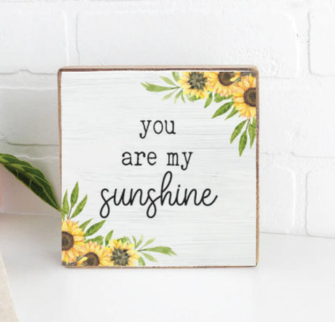 You are my Sunshine block