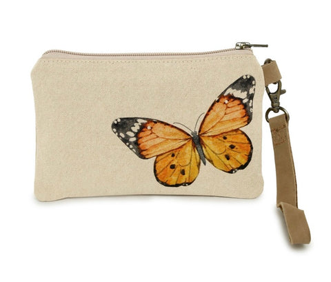Monarch Butterfly Wristlet