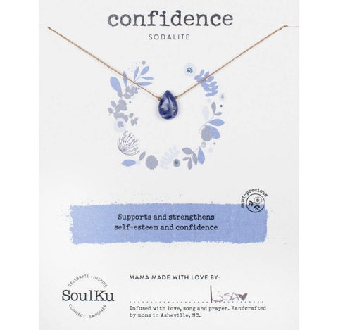 Confidence- Sodalite Necklace