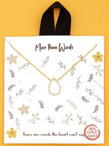 More Than Words Necklace